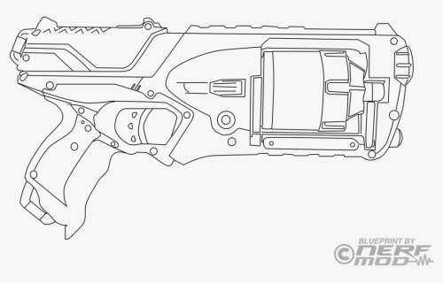 55+ Coloring Pages Nerf Gun Printables 97