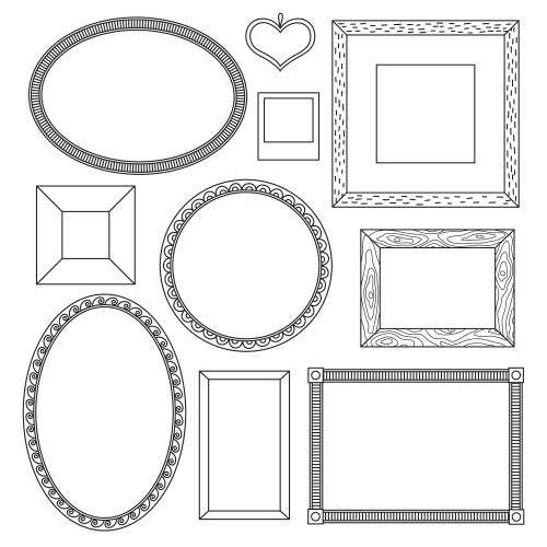 90 Picture Frames Coloring Pages to Bring Your Artwork to Life 100