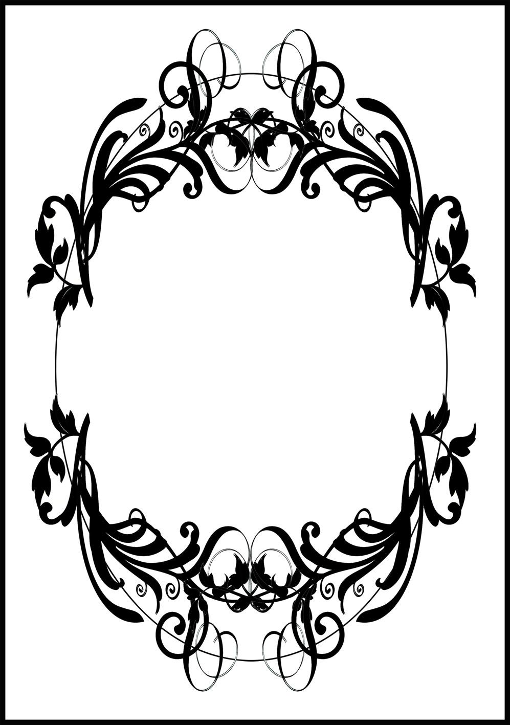 90 Picture Frames Coloring Pages to Bring Your Artwork to Life 108