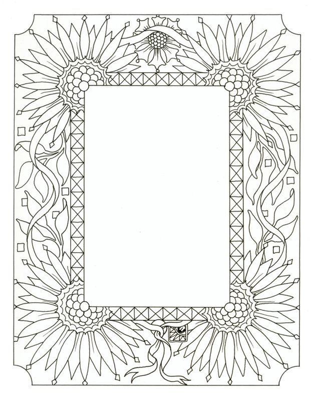 90 Picture Frames Coloring Pages to Bring Your Artwork to Life 109