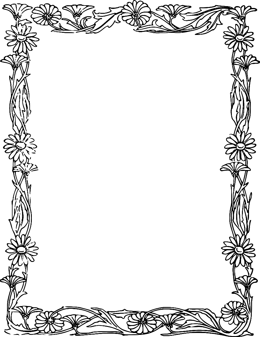 90 Picture Frames Coloring Pages to Bring Your Artwork to Life 127