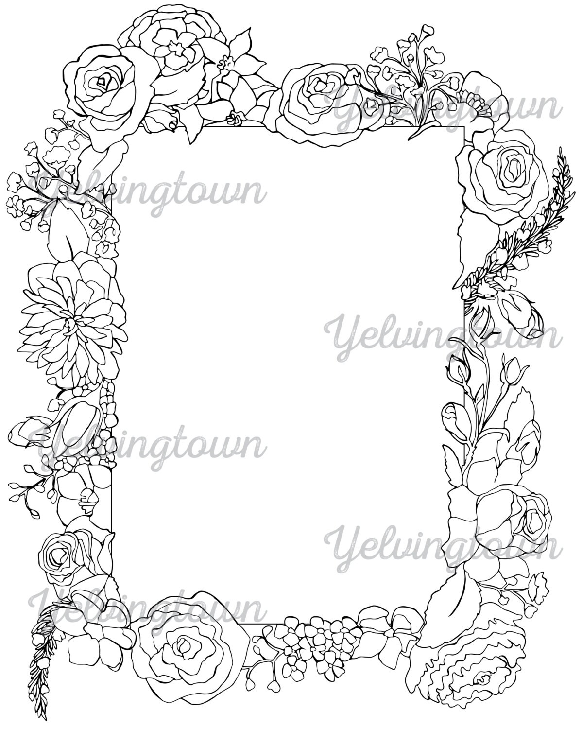 90 Picture Frames Coloring Pages to Bring Your Artwork to Life 130