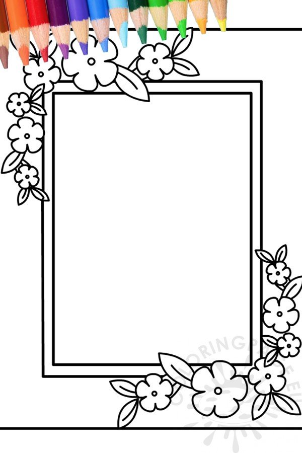 90 Picture Frames Coloring Pages to Bring Your Artwork to Life 19