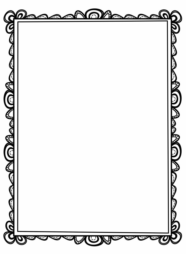 90 Picture Frames Coloring Pages to Bring Your Artwork to Life 24