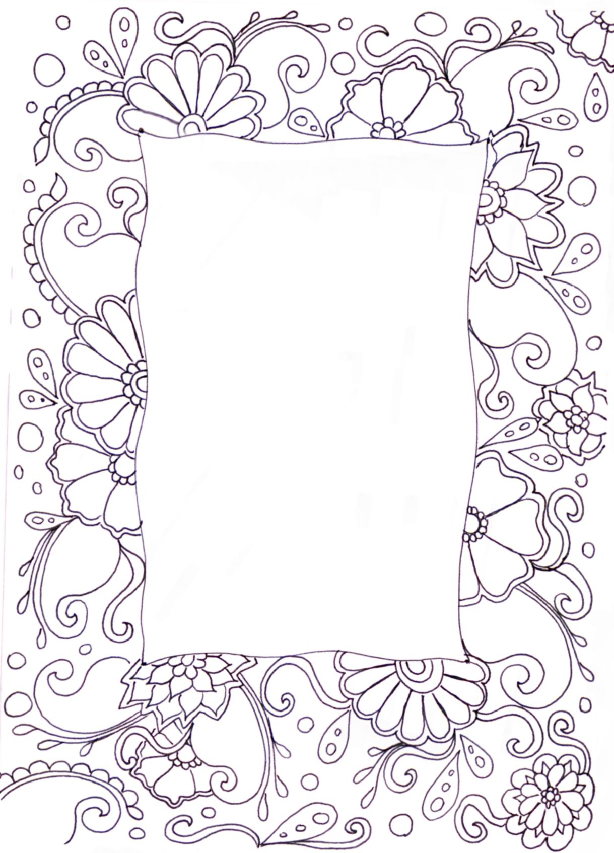 90 Picture Frames Coloring Pages to Bring Your Artwork to Life 4