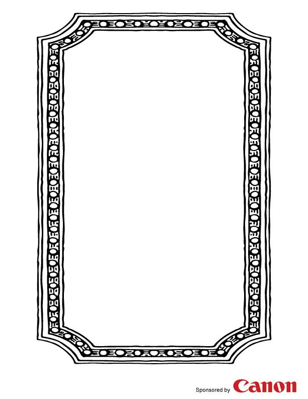 90 Picture Frames Coloring Pages to Bring Your Artwork to Life 49