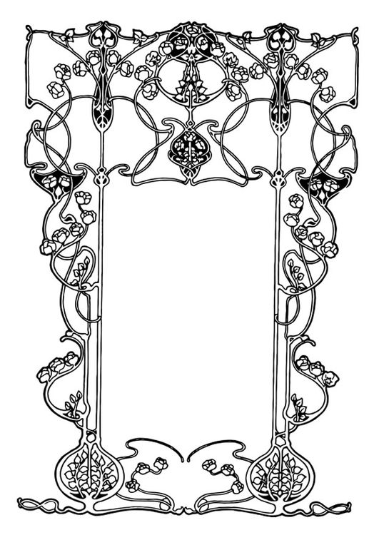 90 Picture Frames Coloring Pages to Bring Your Artwork to Life 5