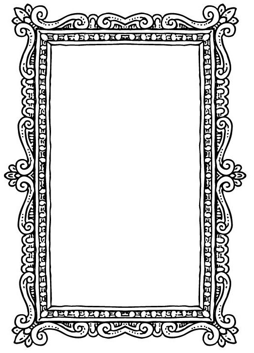 90 Picture Frames Coloring Pages to Bring Your Artwork to Life 73