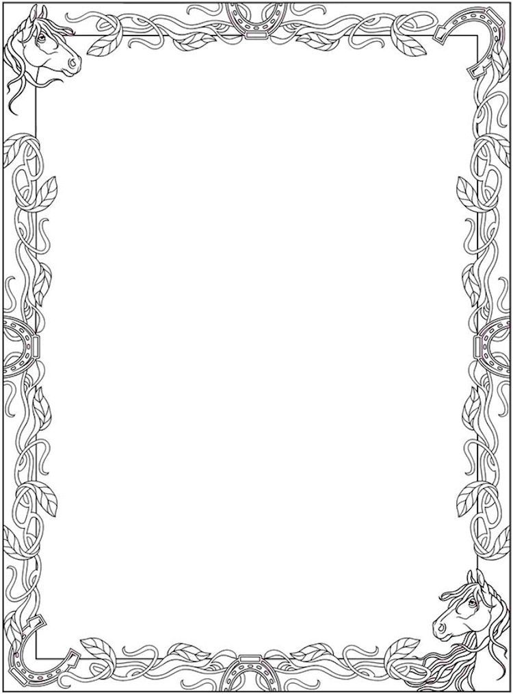 90 Picture Frames Coloring Pages to Bring Your Artwork to Life 81