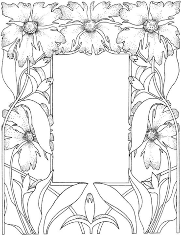 90 Picture Frames Coloring Pages to Bring Your Artwork to Life 83