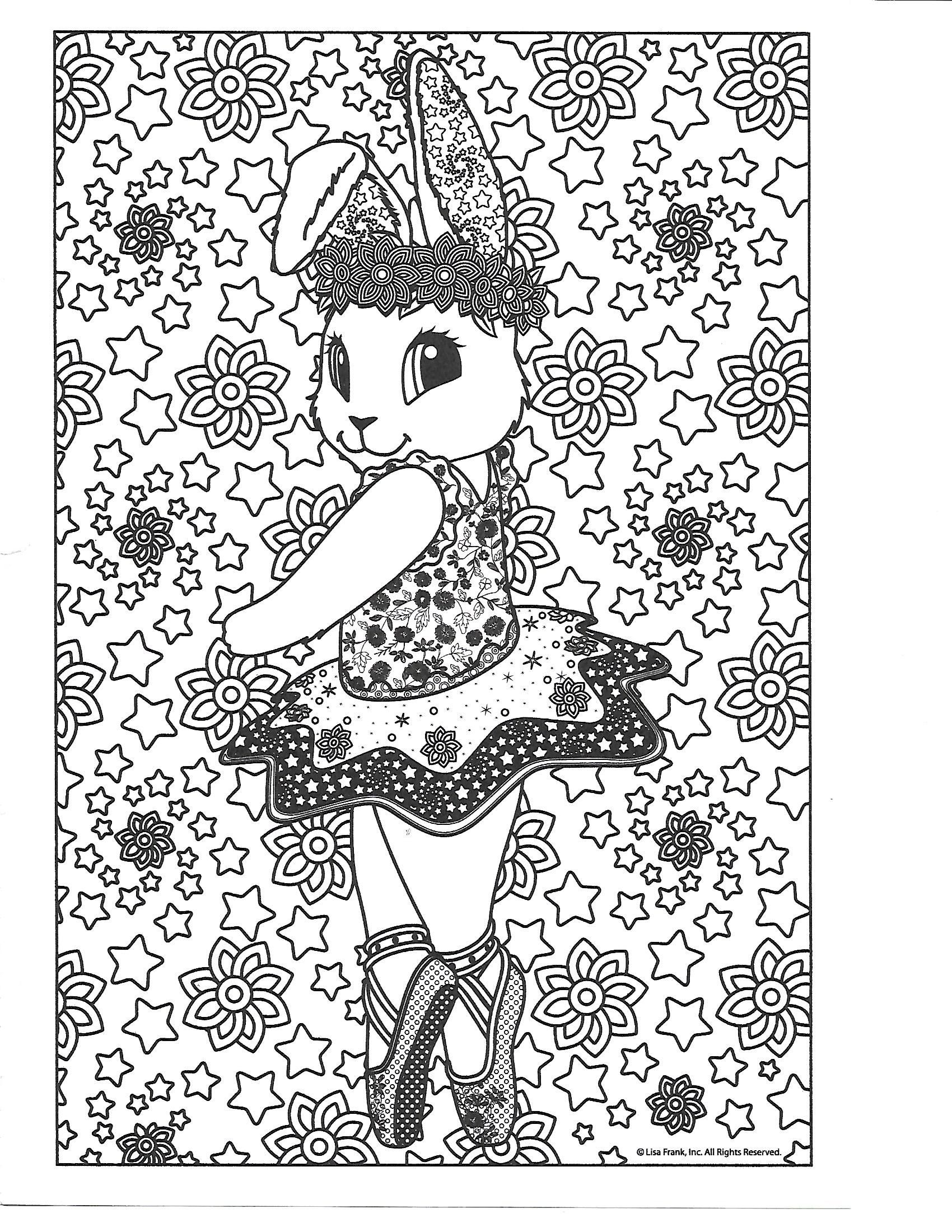 99+ Lisa Frank Adult Coloring Pages Part 110