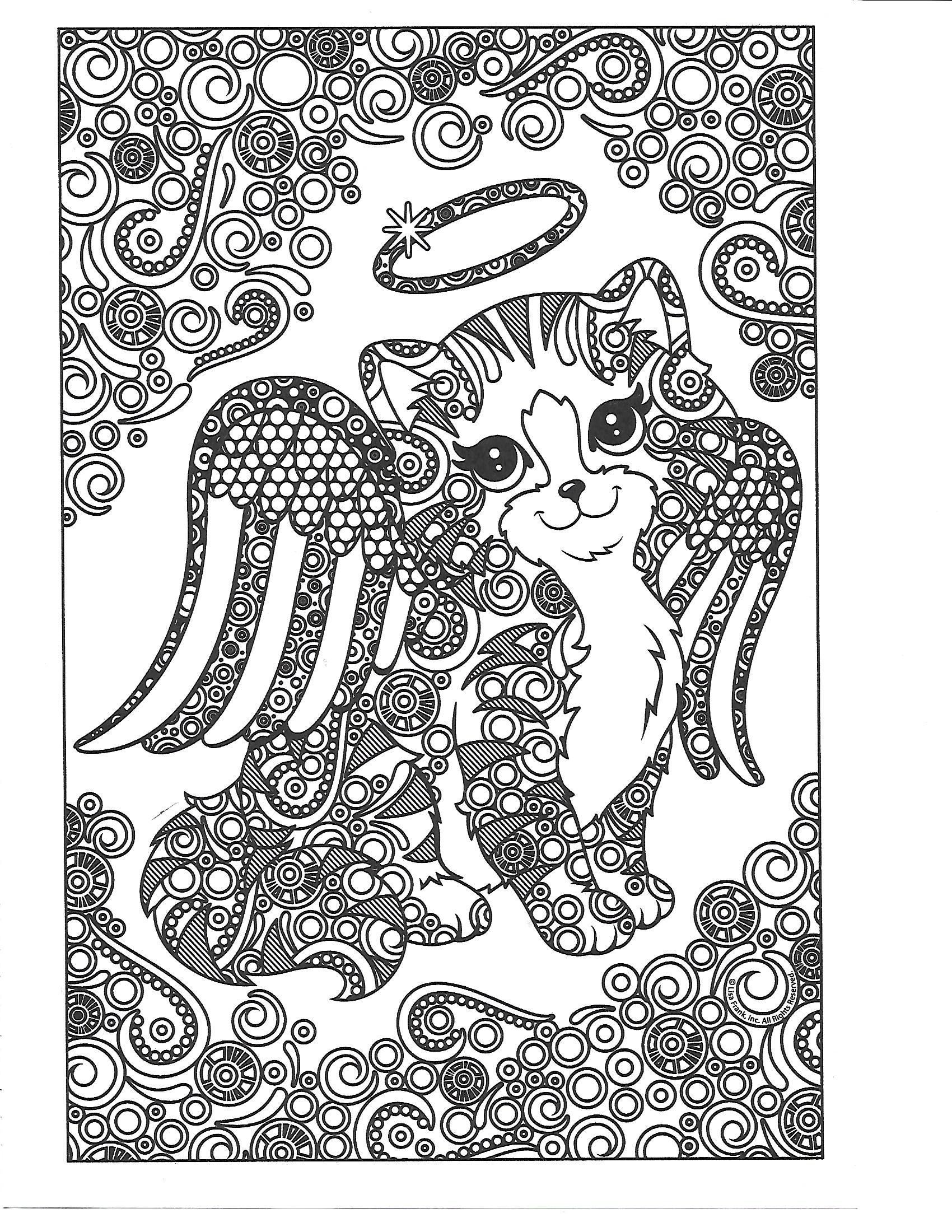 99+ Lisa Frank Adult Coloring Pages Part 2