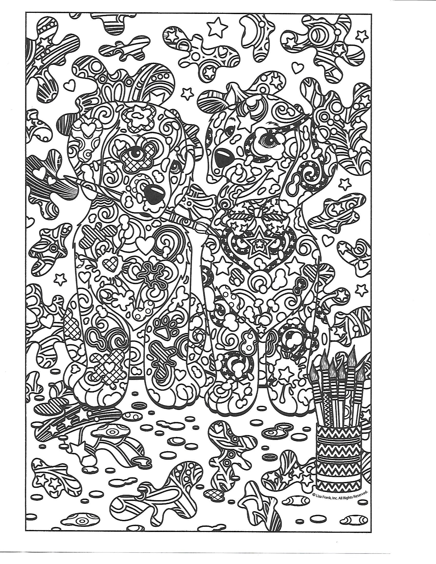 99+ Lisa Frank Adult Coloring Pages Part 30