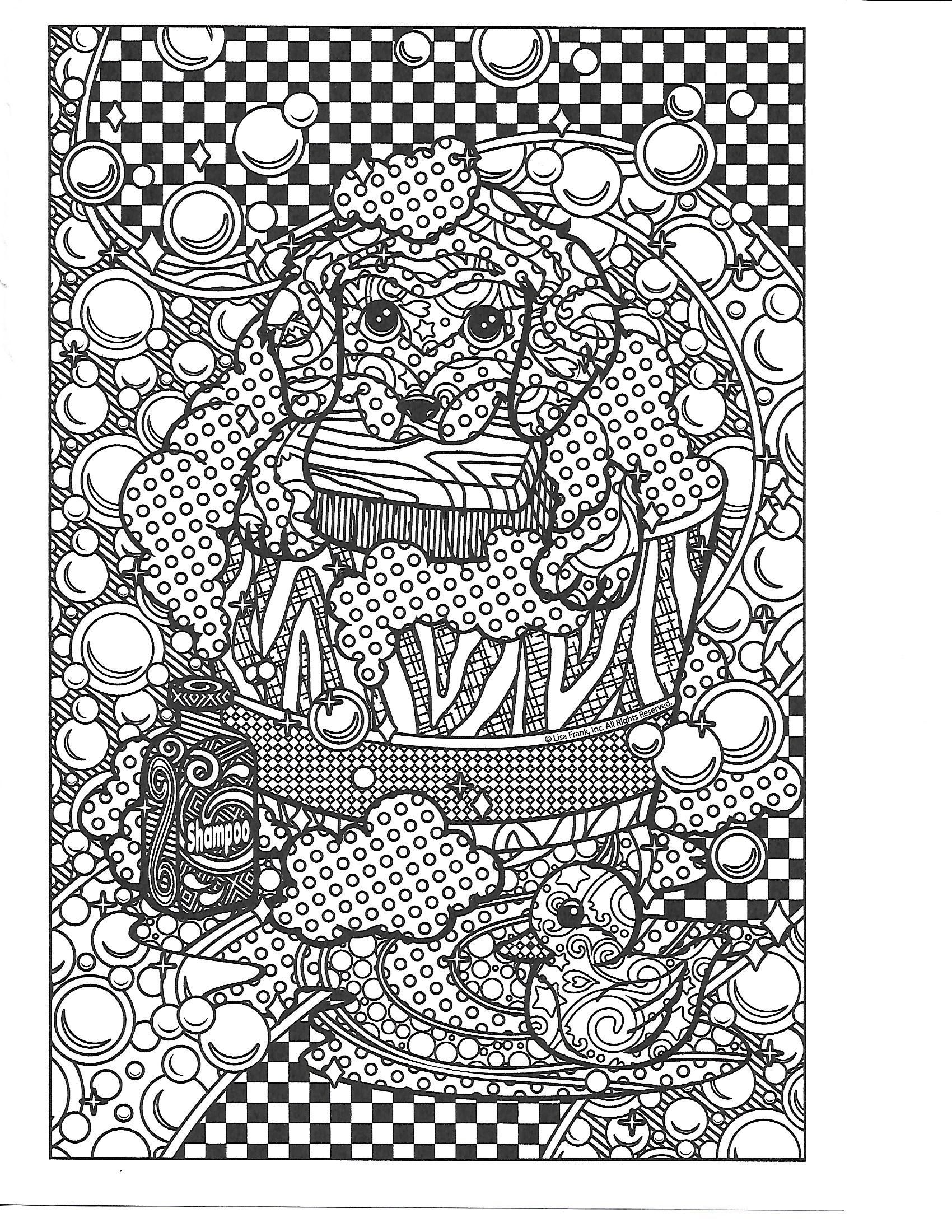 99+ Lisa Frank Adult Coloring Pages Part 48