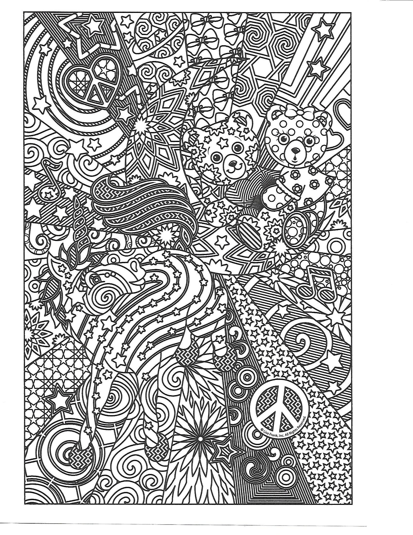 99+ Lisa Frank Adult Coloring Pages Part 69