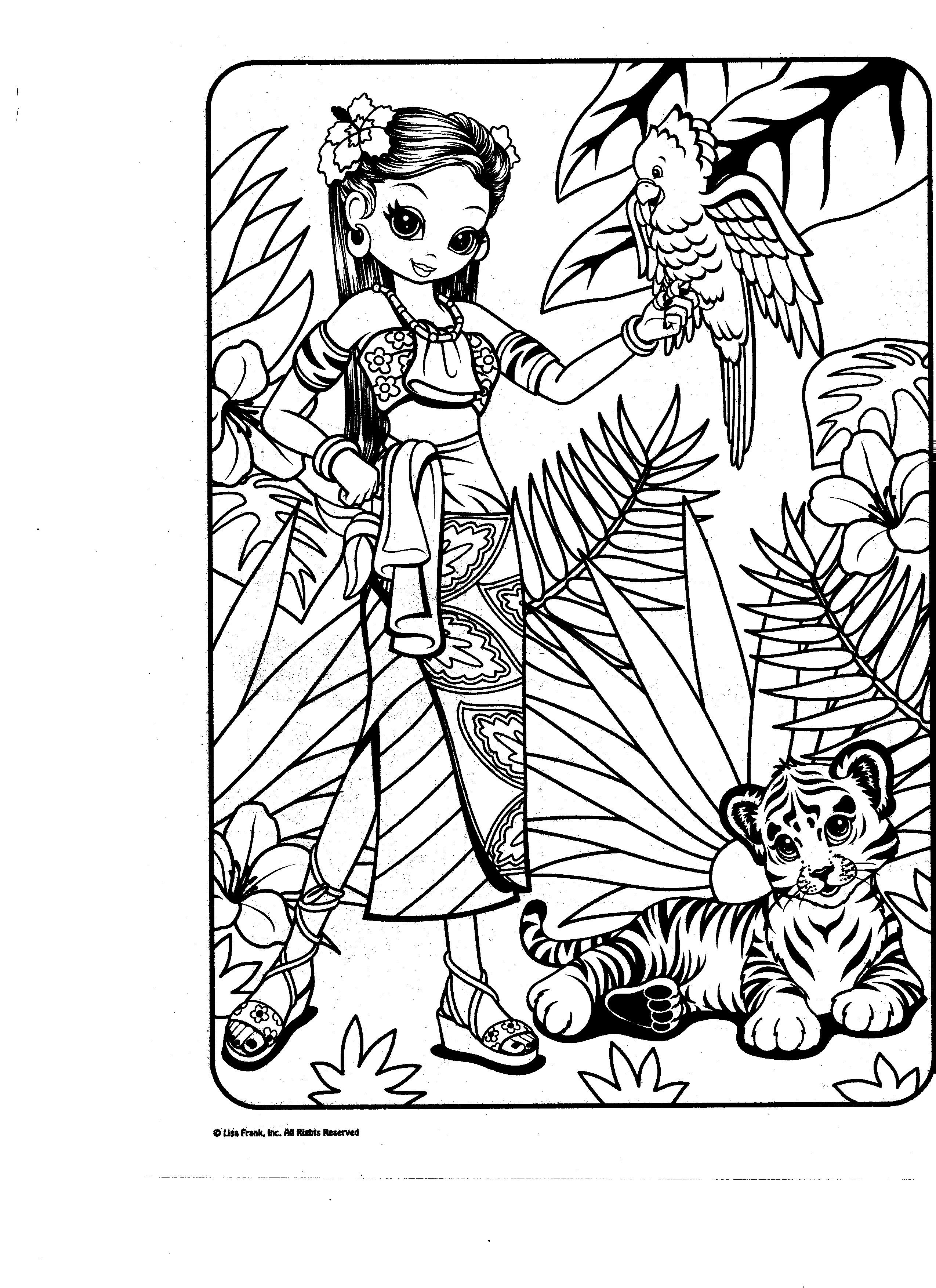 99+ Lisa Frank Adult Coloring Pages Part 70