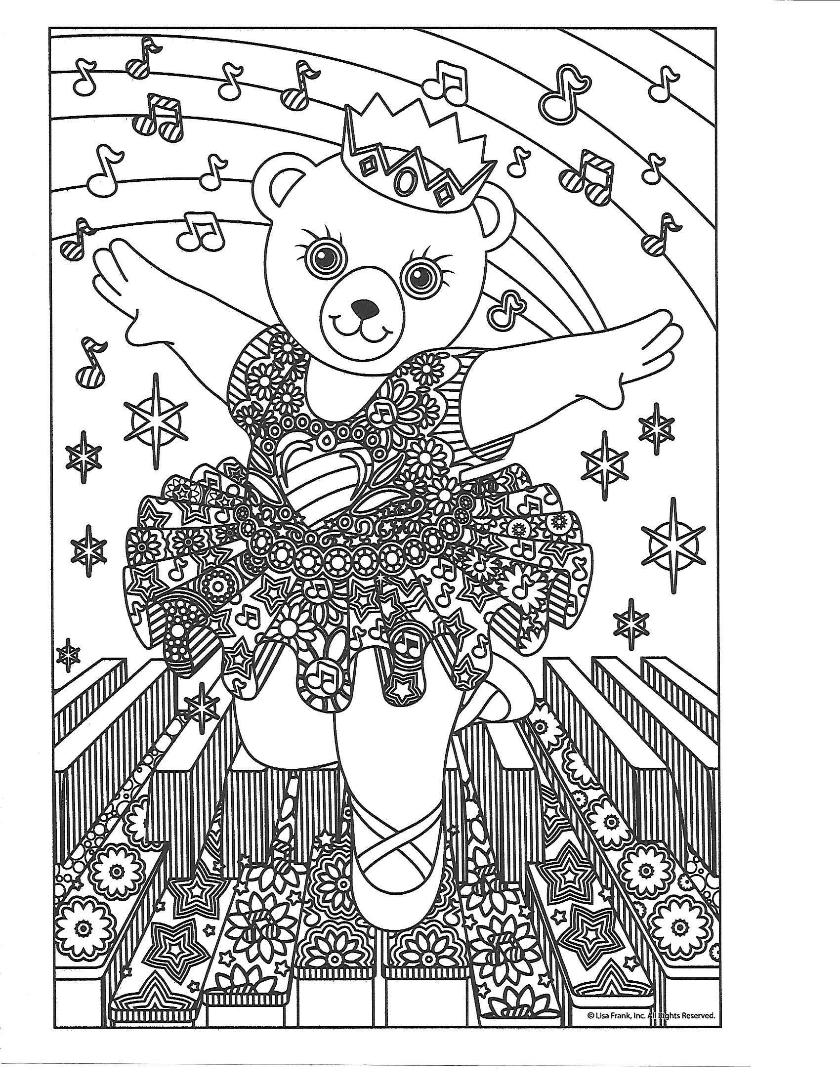 99+ Lisa Frank Adult Coloring Pages Part 85