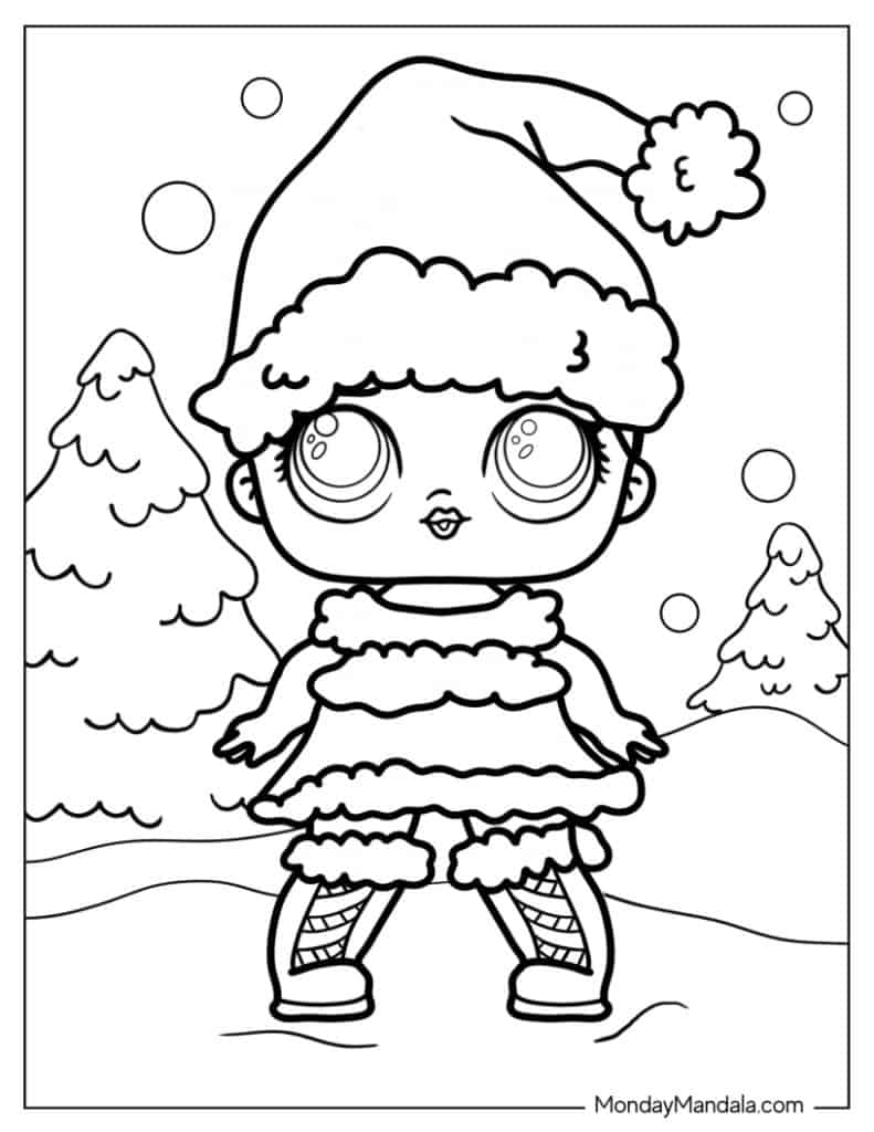 99 Lol Doll Coloring Pages Free Printable 102