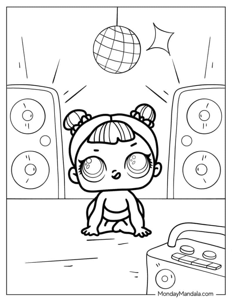 99 Lol Doll Coloring Pages Free Printable 119