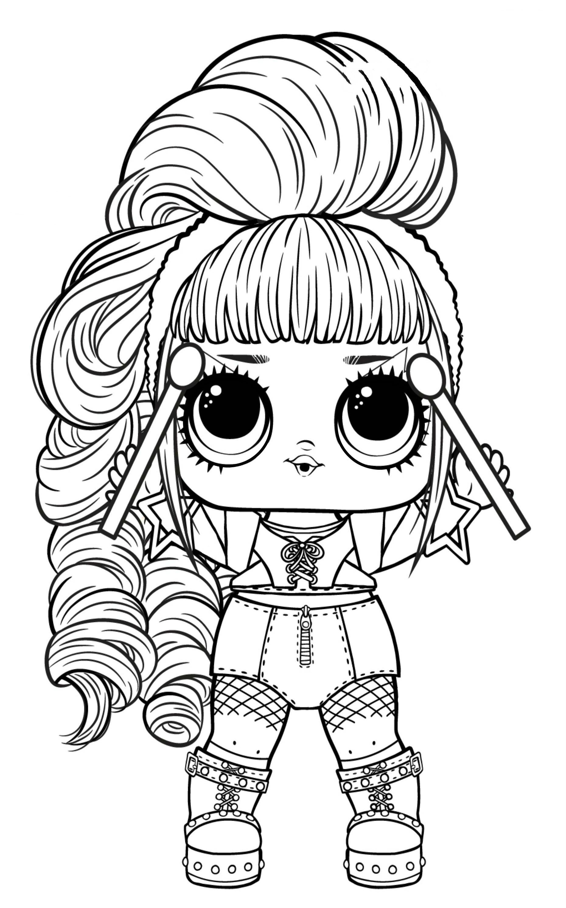 99 Lol Doll Coloring Pages Free Printable 128