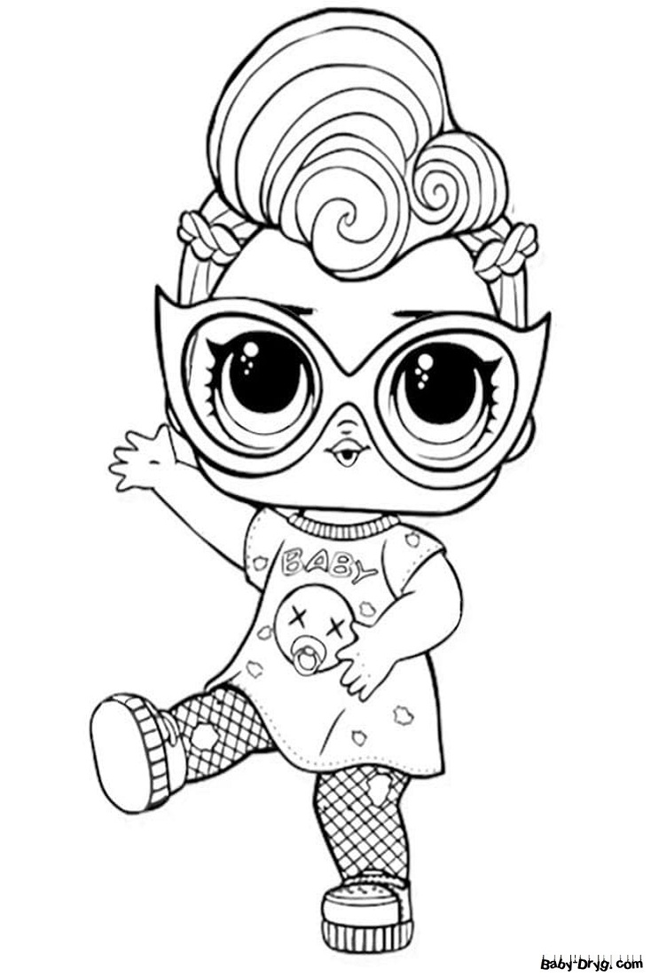 99 Lol Doll Coloring Pages Free Printable 16