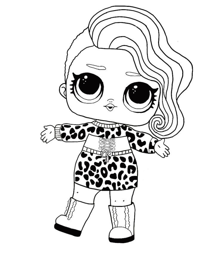 99 Lol Doll Coloring Pages Free Printable 17