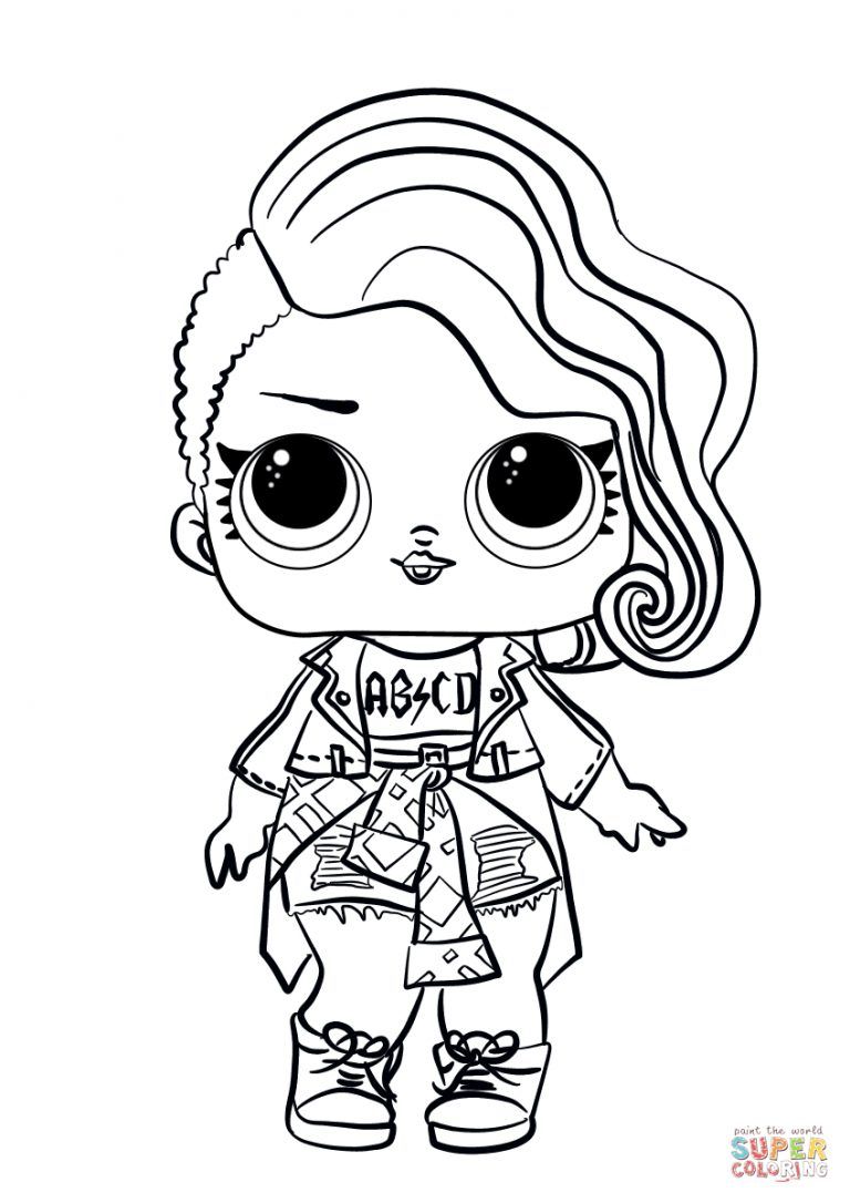 99 Lol Doll Coloring Pages Free Printable 20