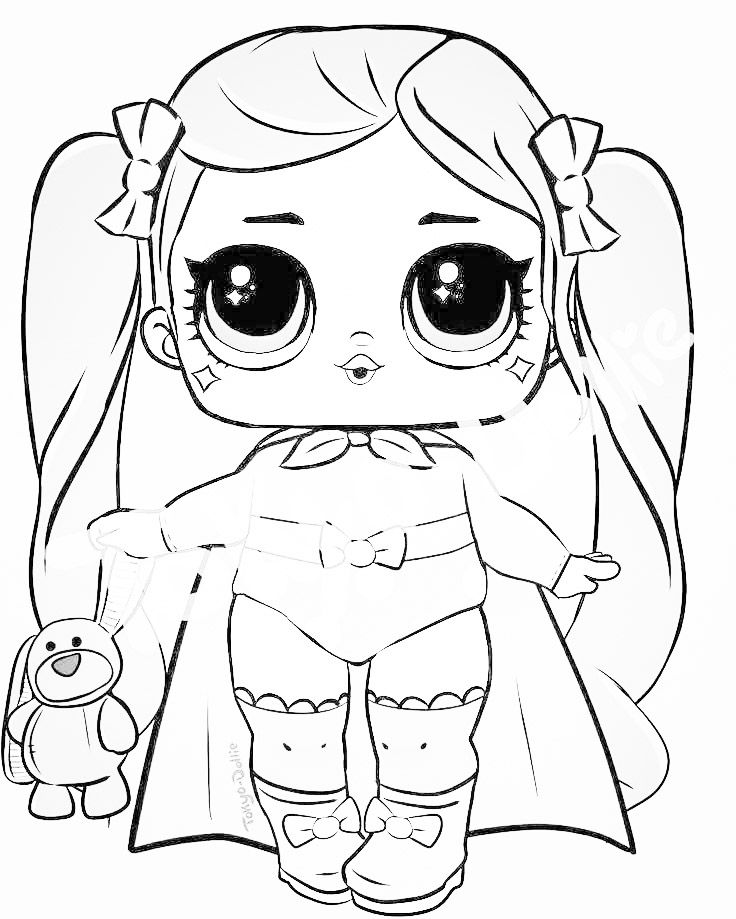 99 Lol Doll Coloring Pages Free Printable 29