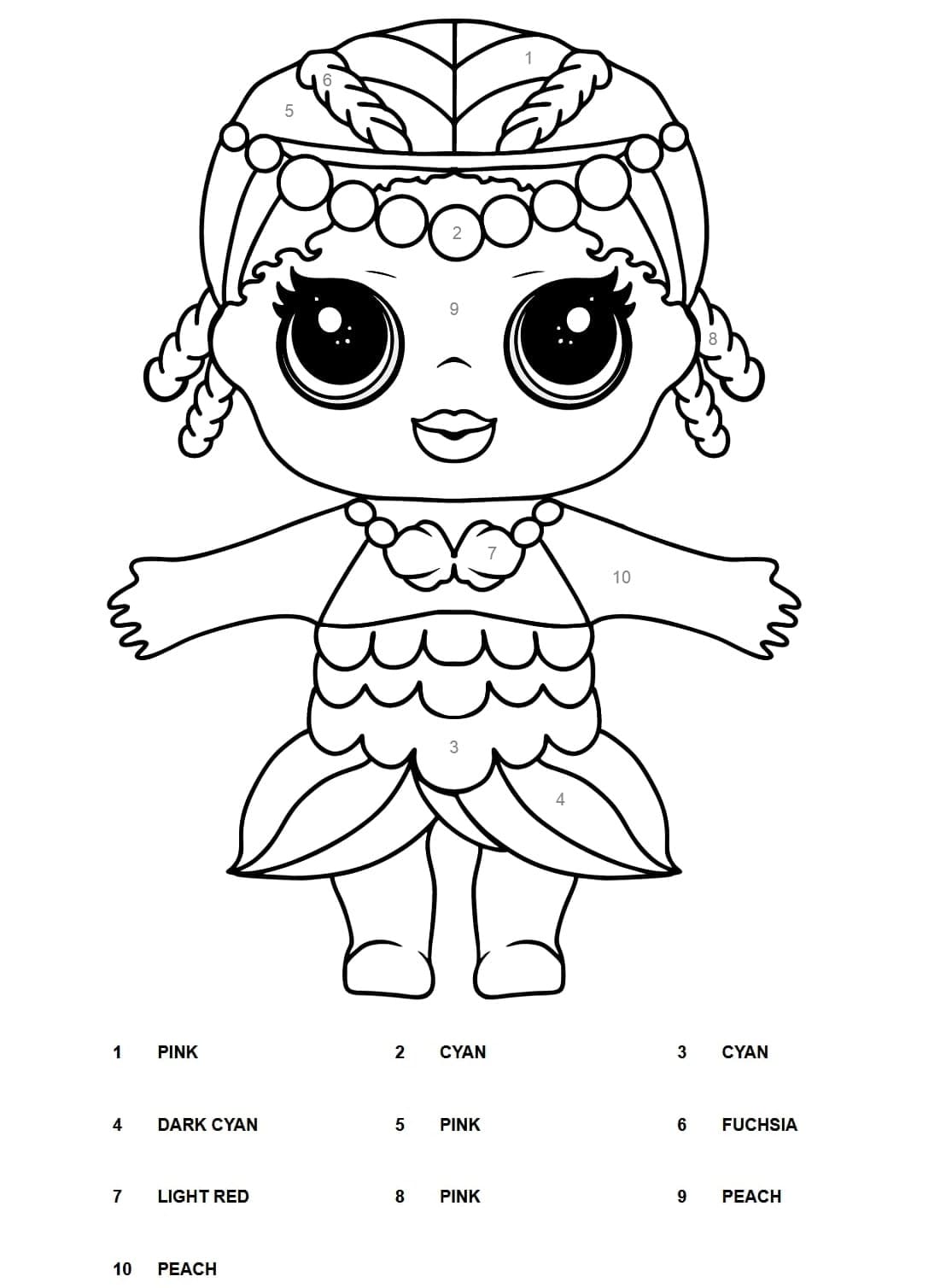 99 Lol Doll Coloring Pages Free Printable 5