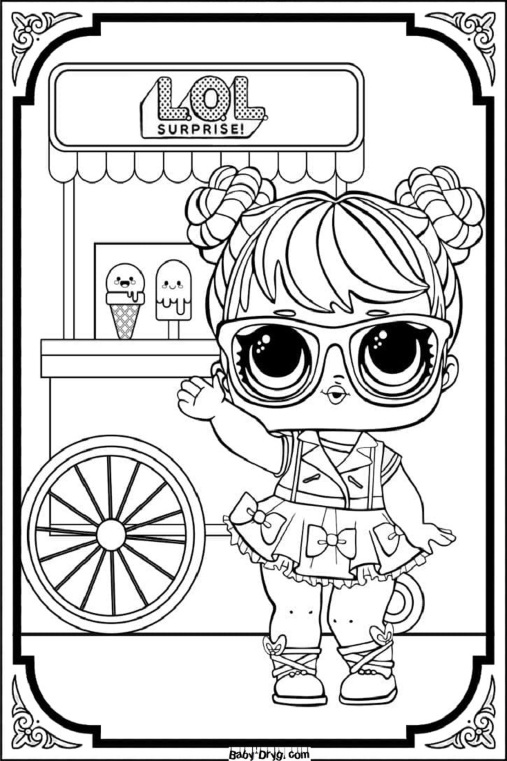 99 Lol Doll Coloring Pages Free Printable 6