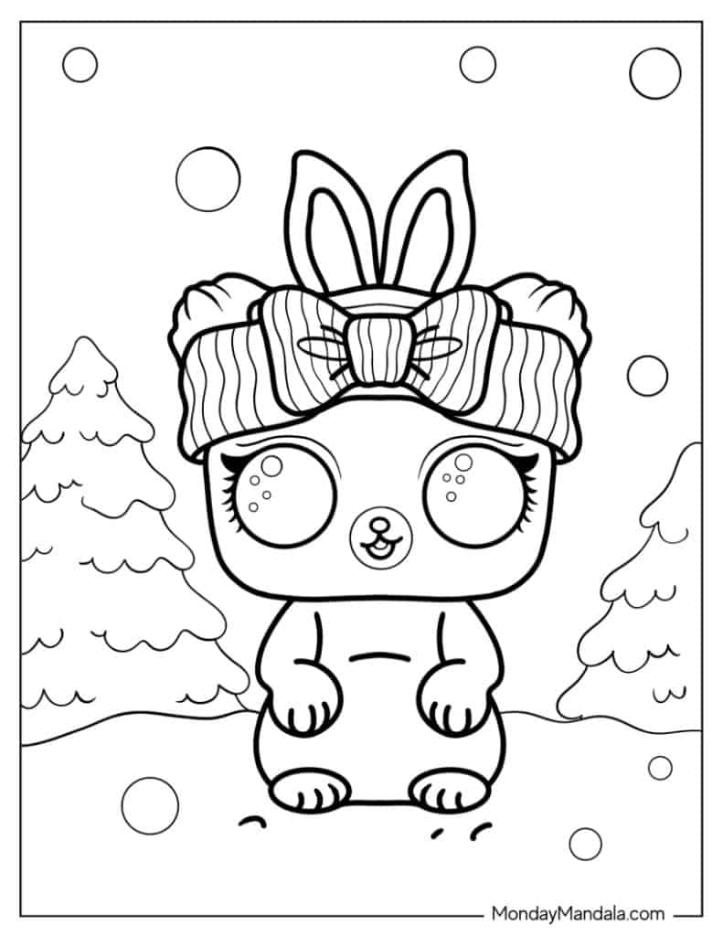 99 Lol Doll Coloring Pages Free Printable 64