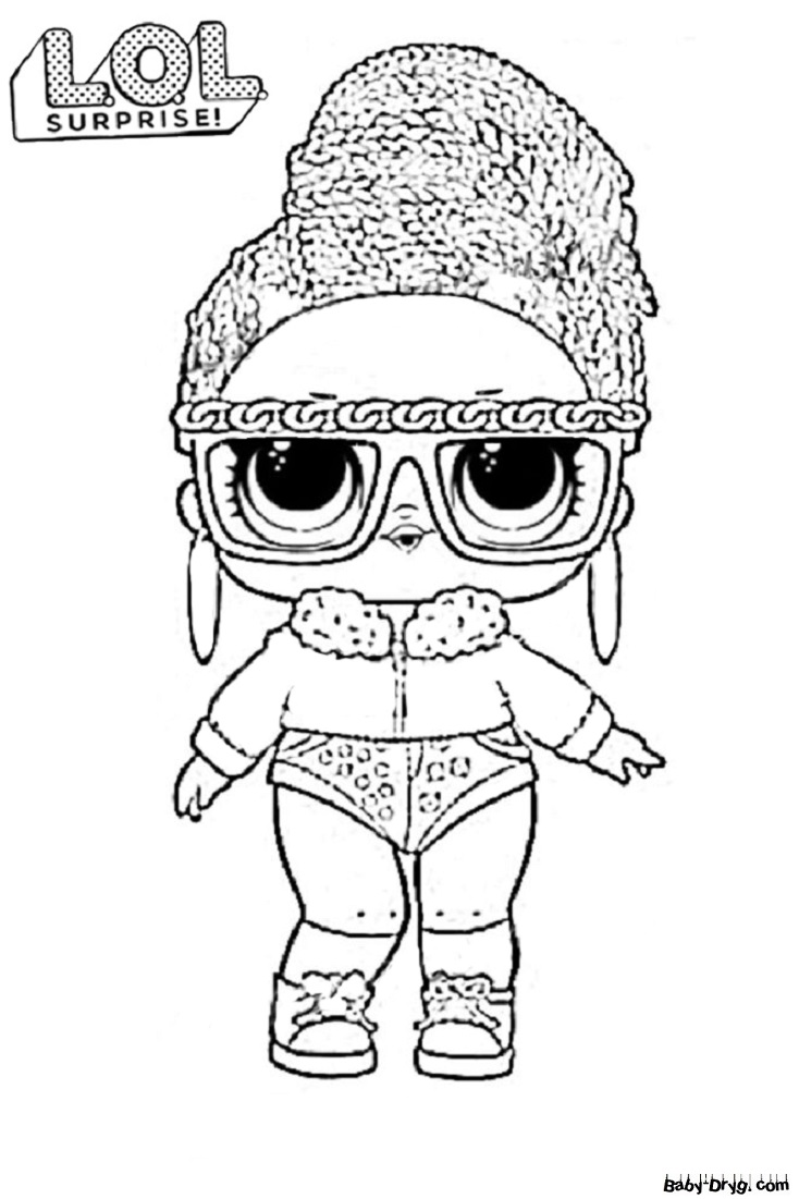 99 Lol Doll Coloring Pages Free Printable 7