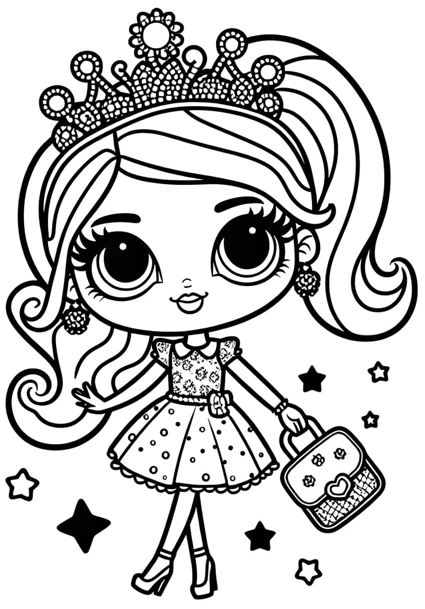 99 Lol Doll Coloring Pages Free Printable 70