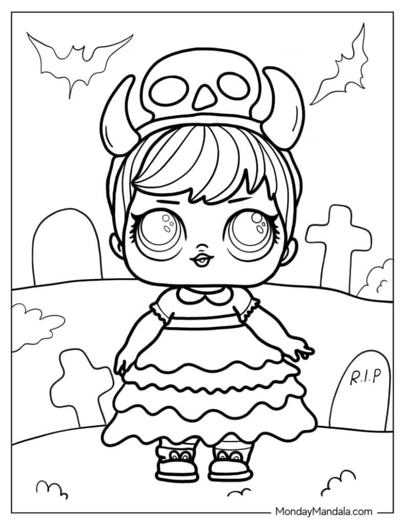 99 Lol Doll Coloring Pages Free Printable 71