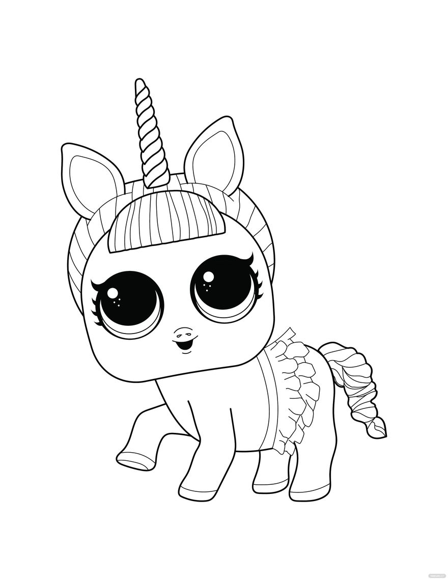 99 Lol Doll Coloring Pages Free Printable 75