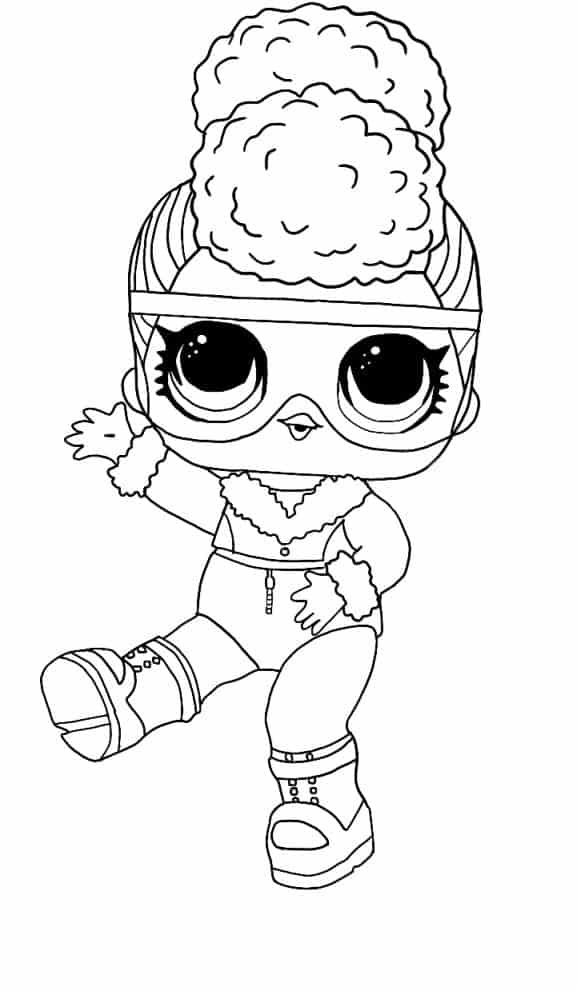 99 Lol Doll Coloring Pages Free Printable 82