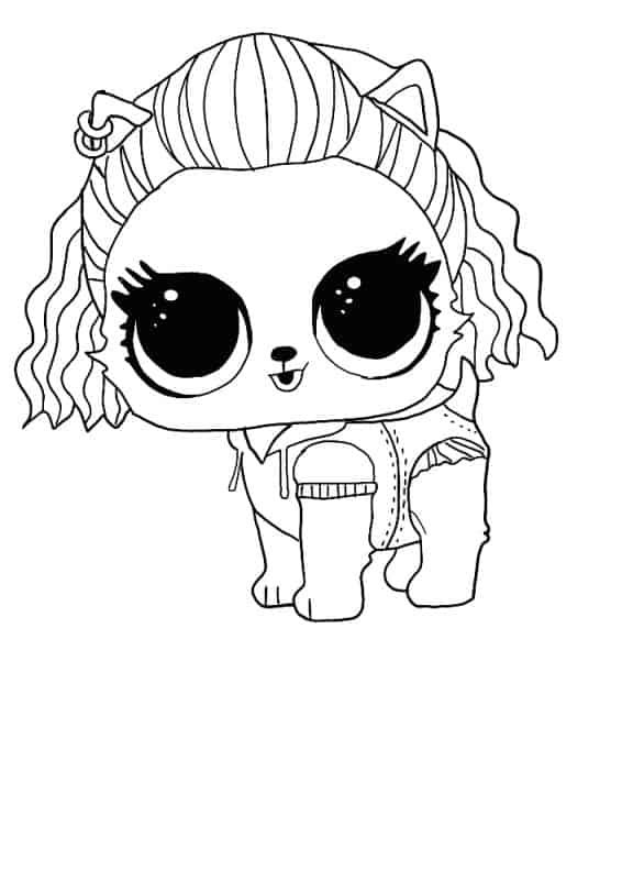 99 Lol Doll Coloring Pages Free Printable 93