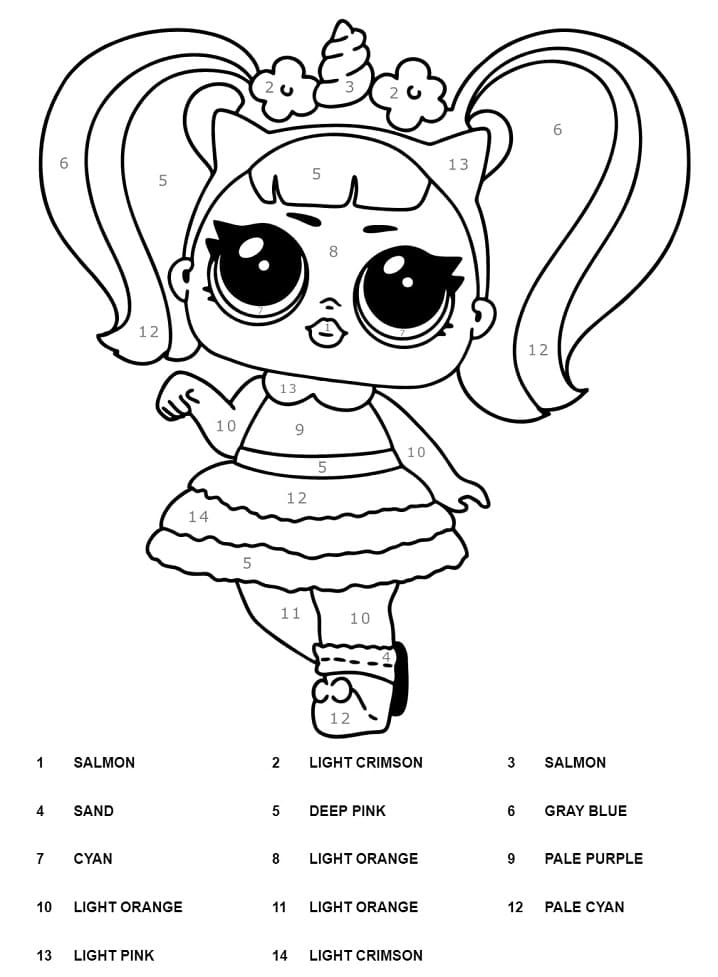 99 Lol Doll Coloring Pages Free Printable 95