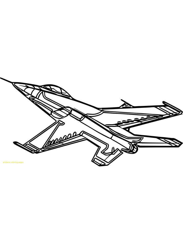 Air Plane Coloring Pages Free Printable 113