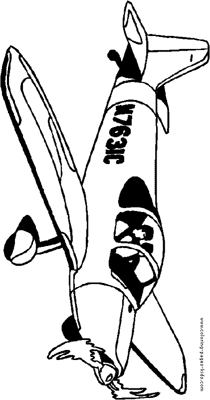 Air Plane Coloring Pages Free Printable 115