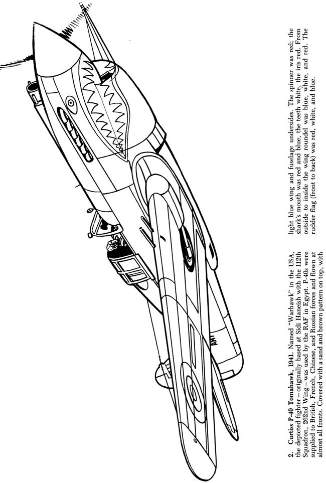 Air Plane Coloring Pages Free Printable 127