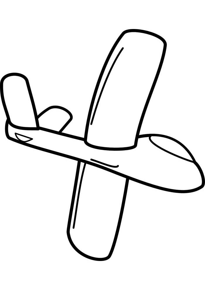 Air Plane Coloring Pages Free Printable 14