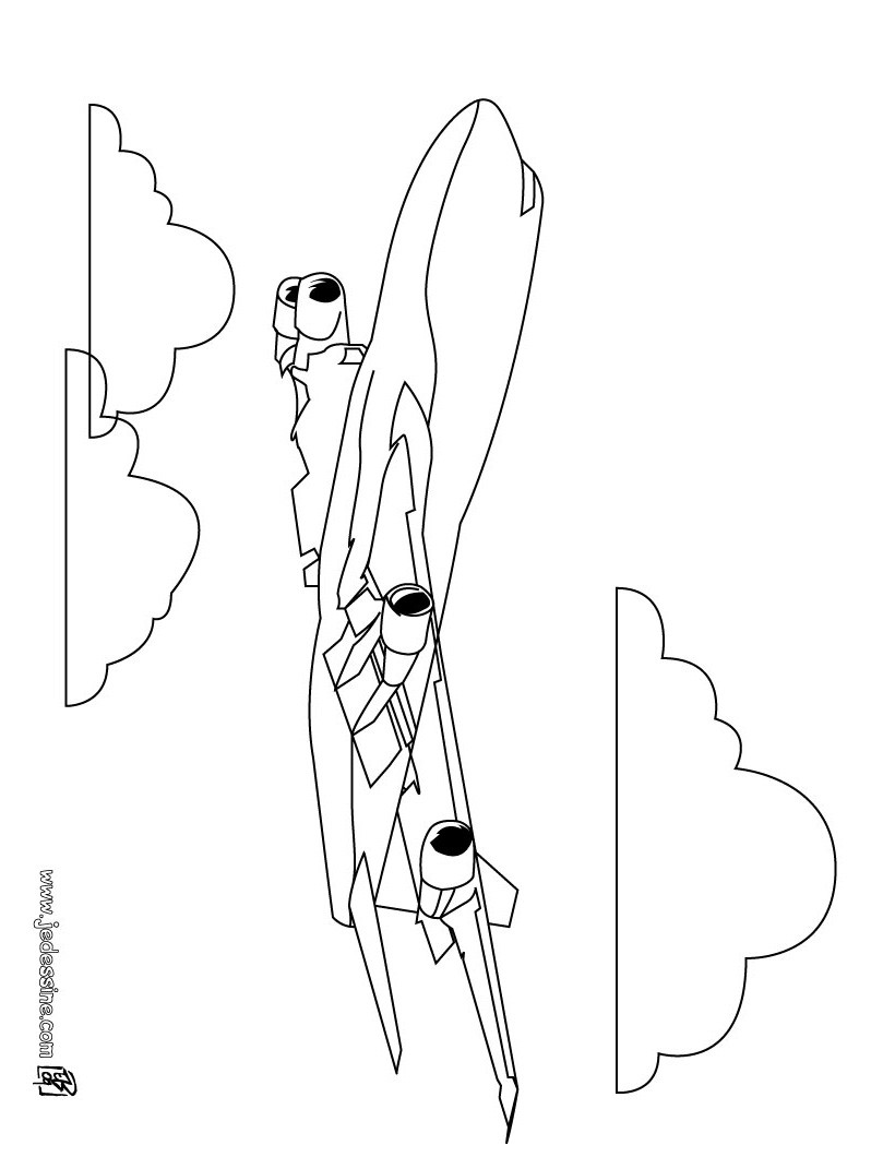 Air Plane Coloring Pages Free Printable 51