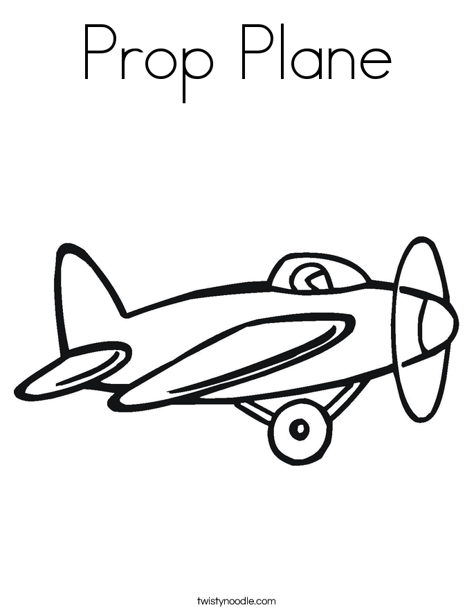 Air Plane Coloring Pages Free Printable 53