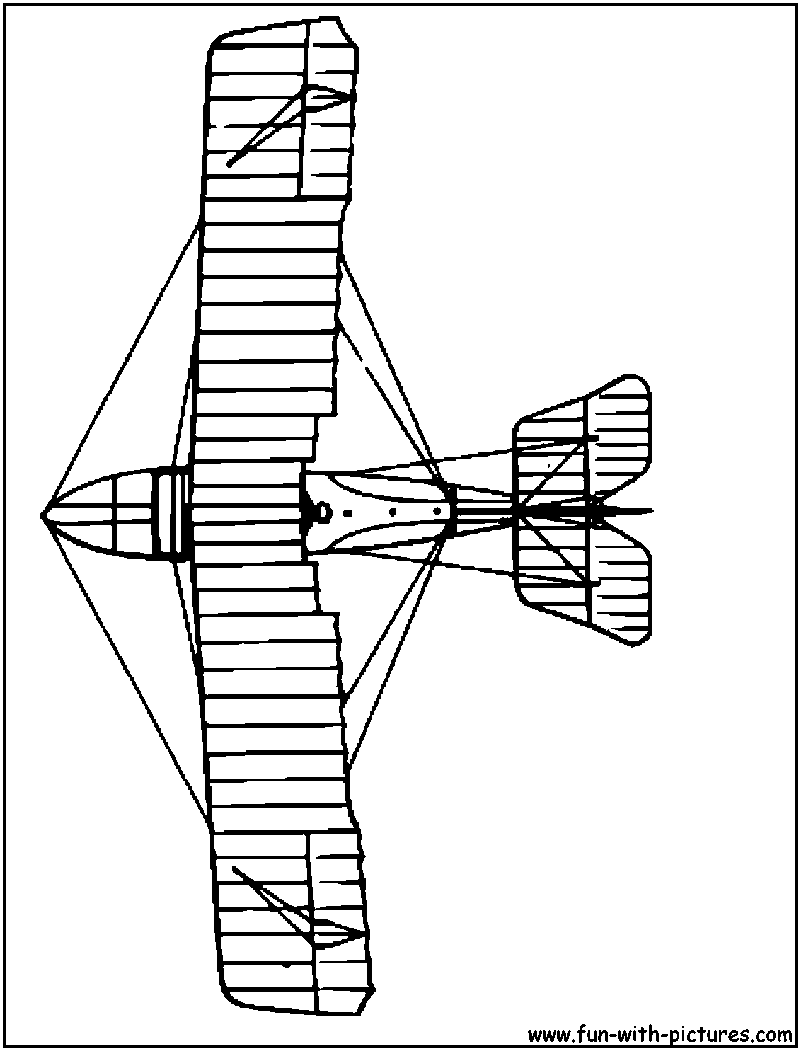 Air Plane Coloring Pages Free Printable 56