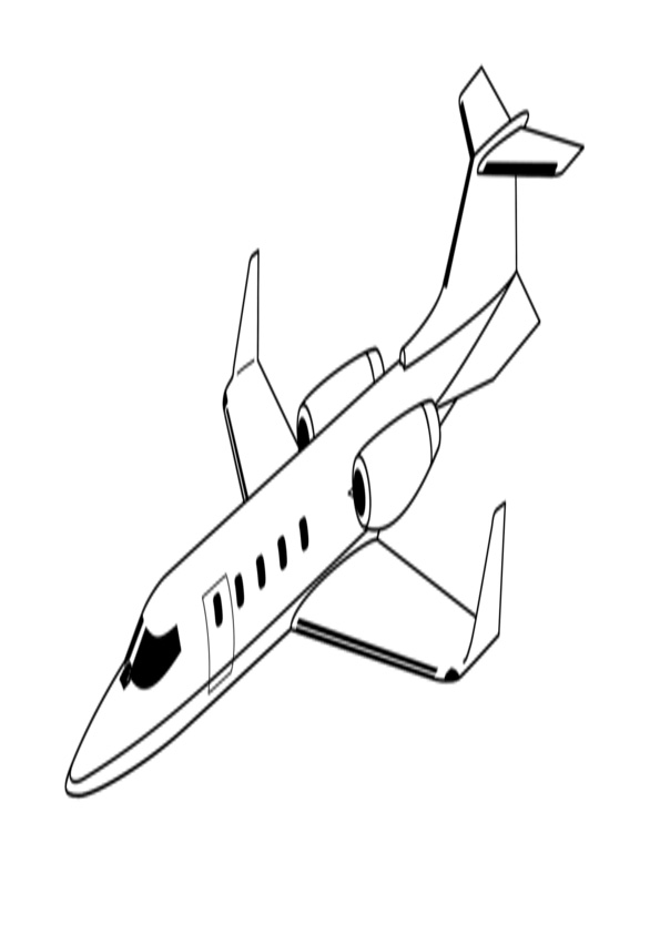 Air Plane Coloring Pages Free Printable 68