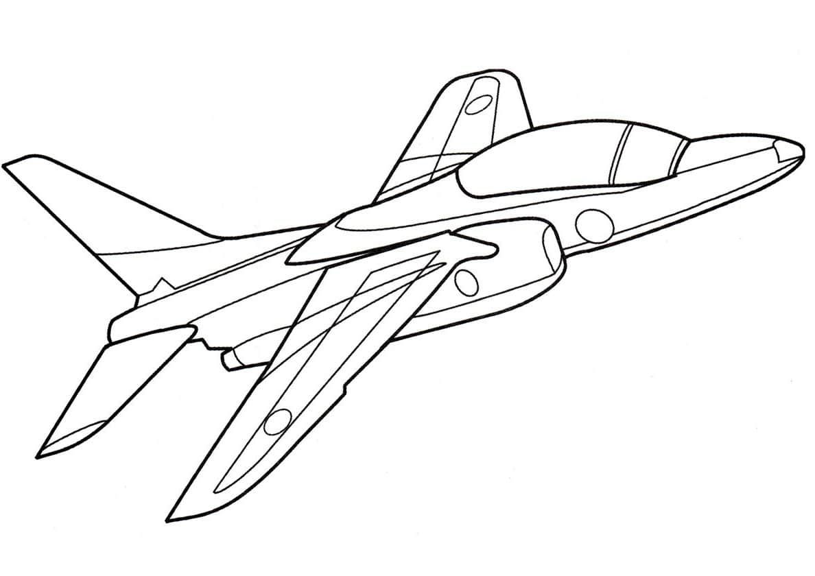 Air Plane Coloring Pages Free Printable 77