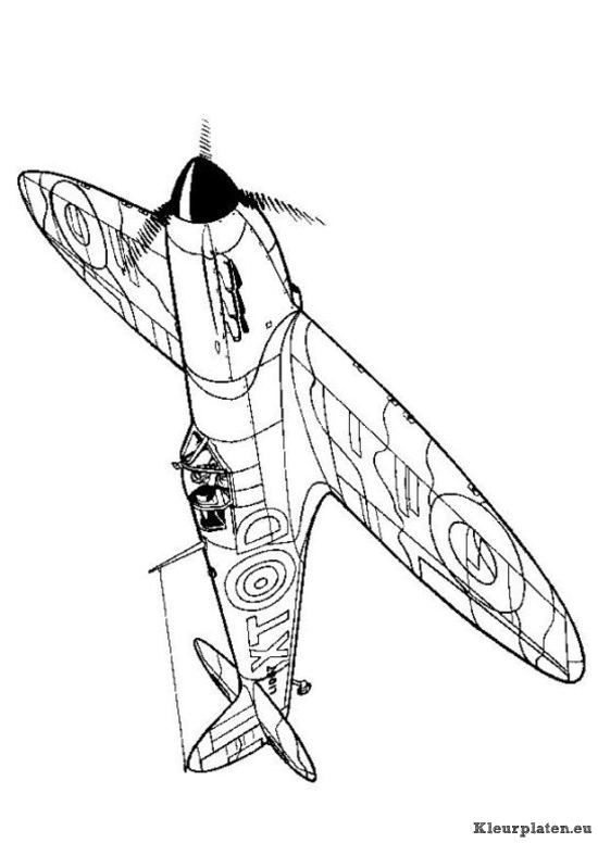 Air Plane Coloring Pages Free Printable 83