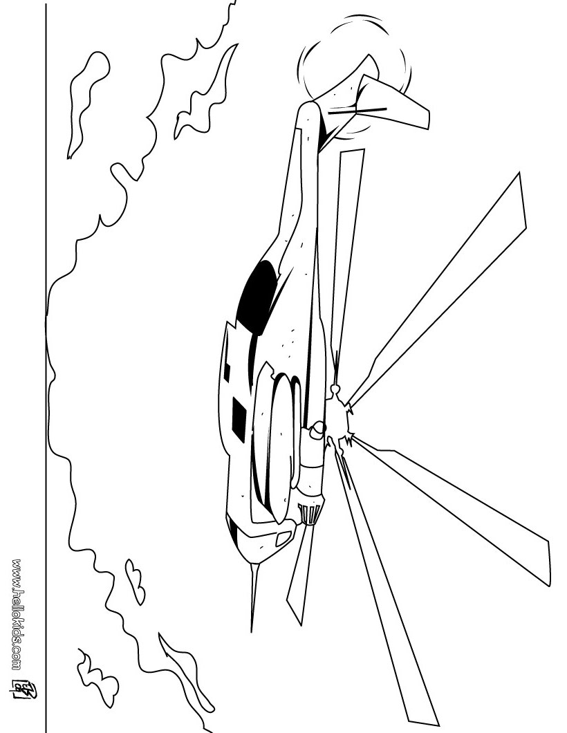 Air Plane Coloring Pages Free Printable 84