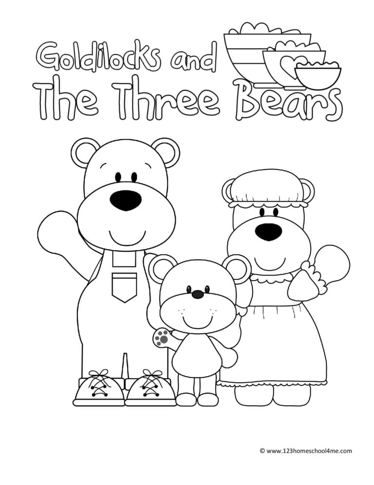 Bear Coloring Pages Free Printable 100